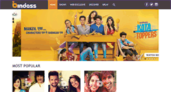 Desktop Screenshot of kismat.bindass.com