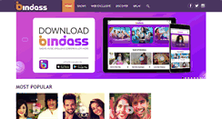 Desktop Screenshot of divya.bindass.com